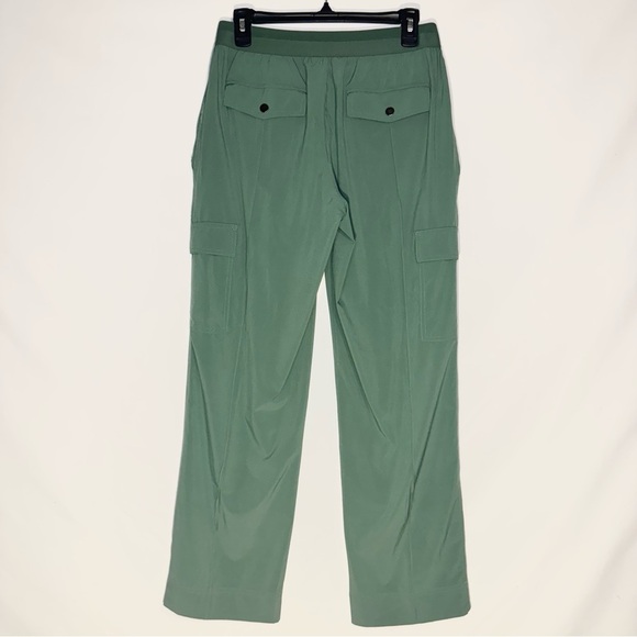 Athleta Venice High Rise Wide Leg Cargo Pants Green Size 8 - Picture 9 of 12